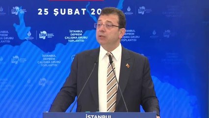 İstanbul "Deprem Bilim Üst Kurulu" Toplantısında Konuşan İmamoğlu: Bu Trajedinin İstanbul'a ve İstanbullulara Yaşatılmasına, Ne Pahasına Olursa Olsun...
