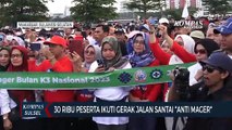 30 Ribu Peserta Ikuti Gerak Jalan Santai Anti Magerdi Center Point of Indonesia Makassar