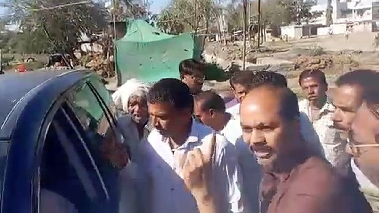 SDO who came to investigate threatened the villagers