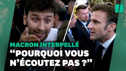 Скачать видео: Au Salon de l’agriculture, Macron rattrapé par les retraites et l’écologie