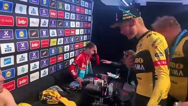 Omloop Het Nieuwsblad 2023 - Dylan Van Baarle : It's perfect and great for the team Jumbo-Visma