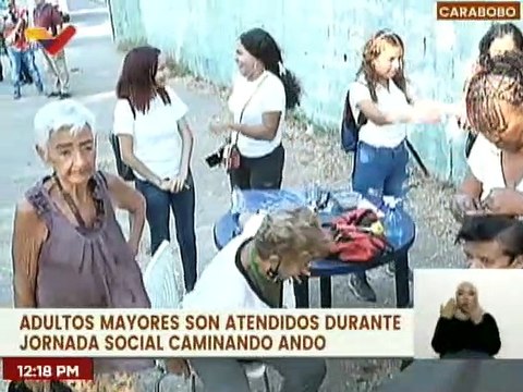 Carabobo | Más de 150 adultos mayores son atendidos en Jornada Social Caminando Ando en Valencia