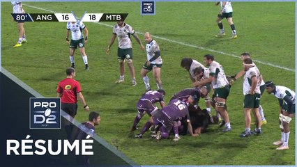 PRO D2 - Résumé SA XV Charente-US Montalbanaise: 19-18 - J22 - 2022-2023