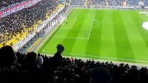 Fenerbahçe taraftarı hükümeti istifaya davet eden tezahüratta bulundu