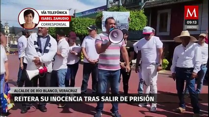 Alcalde de Río Blanco reitera su inocencia tras salir de prisión