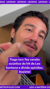 Tiago Iorc se tornou um dos nomes mais comentados nas redes sociais após fazer uma versão acústica do hit Zona de Perigo. A música de Leo Santana é um dos sucessos do Carnaval e ganhou uma versão mais lenta, tocada no violão. Assista!