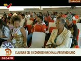 Se realiza en Caracas la clausura del III Congreso Nacional del Movimiento Social Afrovenezolano