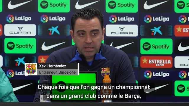 Barcelone - Xavi : Le double Coupe-championnat, ce serait une très belle saison