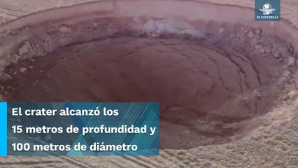 Nuevo cráter sorprende en provincia de Turquía 🌍