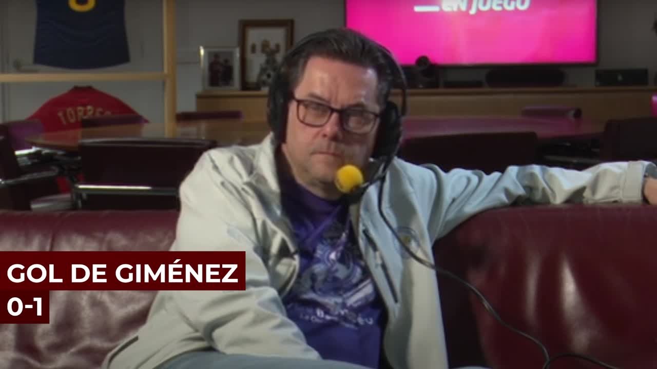 La reacción de Tomás Roncero a los goles del Derbi