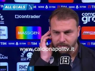 Empoli-Napoli 0-2 25/2/23 intervista post-partita Paolo Zanetti