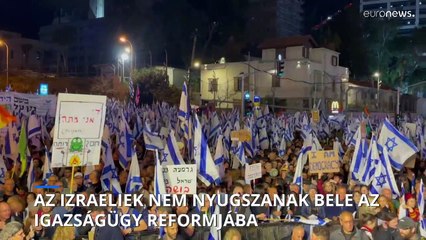 Kitartanak a tüntetők Izraelben