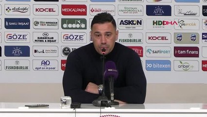 SPOR Giresunspor-Kayserispor maçının ardından