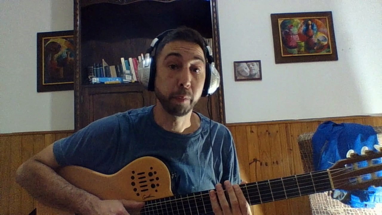 Agitando Pañuelos - Luis Salinas, Duo Coplanacu . Solo del medio, tutorial con tablatura