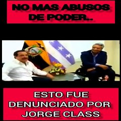 La llegada de todo este desastre, lo anunció Jorge Glas. Él no era funcional para la partidocracia.