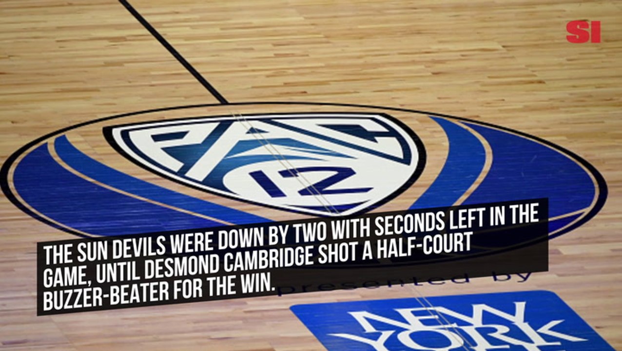 Arizona State Stuns No. 7 Arizona on Half-Court Buzzer-Beater