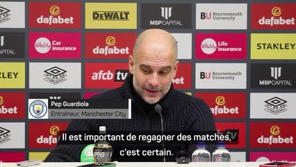 25e j. - Guardiola : "Je n'ai pas de doutes : on va se battre pour le championnat"
