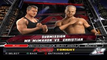 WWE SmackDown vs Raw 2011 Mr. McMahon vs Christian