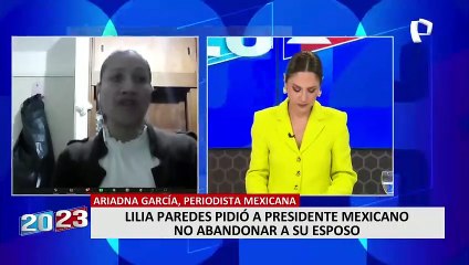 Ariadna García: "Lilia Paredes tiene protección y choferes puestos por el Gobierno mexicano"