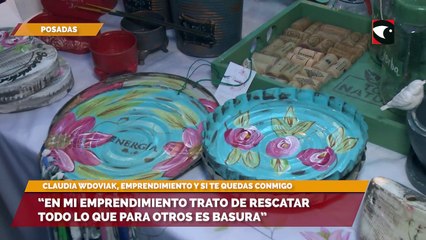 "En mi emprendimiento trato de rescatar todo lo que para otros es basura"
