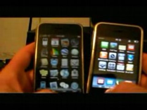 Apple iPhone vs. Cect HiPhone on the same video, interesting