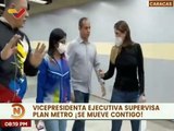 Vicepresidenta Delcy Rodríguez supervisa avances del Plan Metro ¡Se Mueve Contigo! en Capitolio