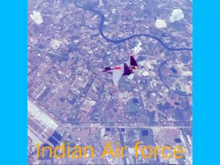 Indian Air force with Sukhoi fighter plane