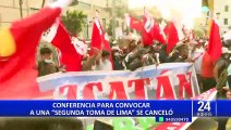 Anuncian nuevas movilizaciones para exigir la liberación de Pedro Castillo