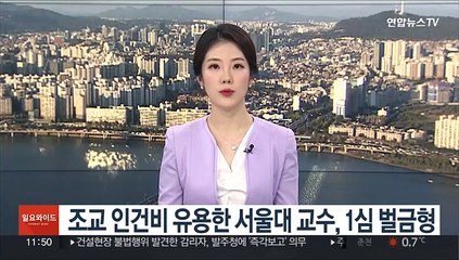 조교 인건비 유용한 서울대 교수, 1심 벌금형