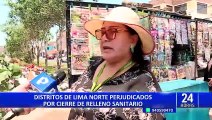 Distritos de Lima Norte perjudicados por cierre de relleno sanitario