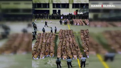Amerika kıtasının en büyük hapishanesi açıldı! İlk olarak 2 bin çete üyesi nakledildi