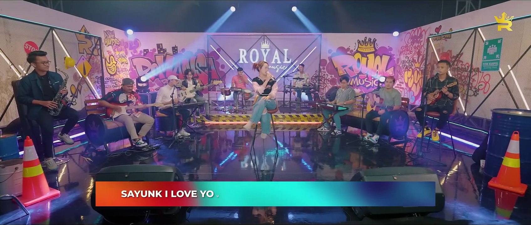 HAPPY ASMARA - SAYUNK I LOVE YOU ( Official Live Video Royal Music )