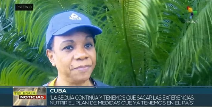 Vice primera ministra cubana visita zonas afectadas por incendio forestal en oriente del país