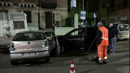 Incidente a Palermo in corso Camillo Finocchiaro Aprile