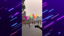 Video Ledakan Bom 'Memecah' Peserta Lomba Maraton di Kamerun