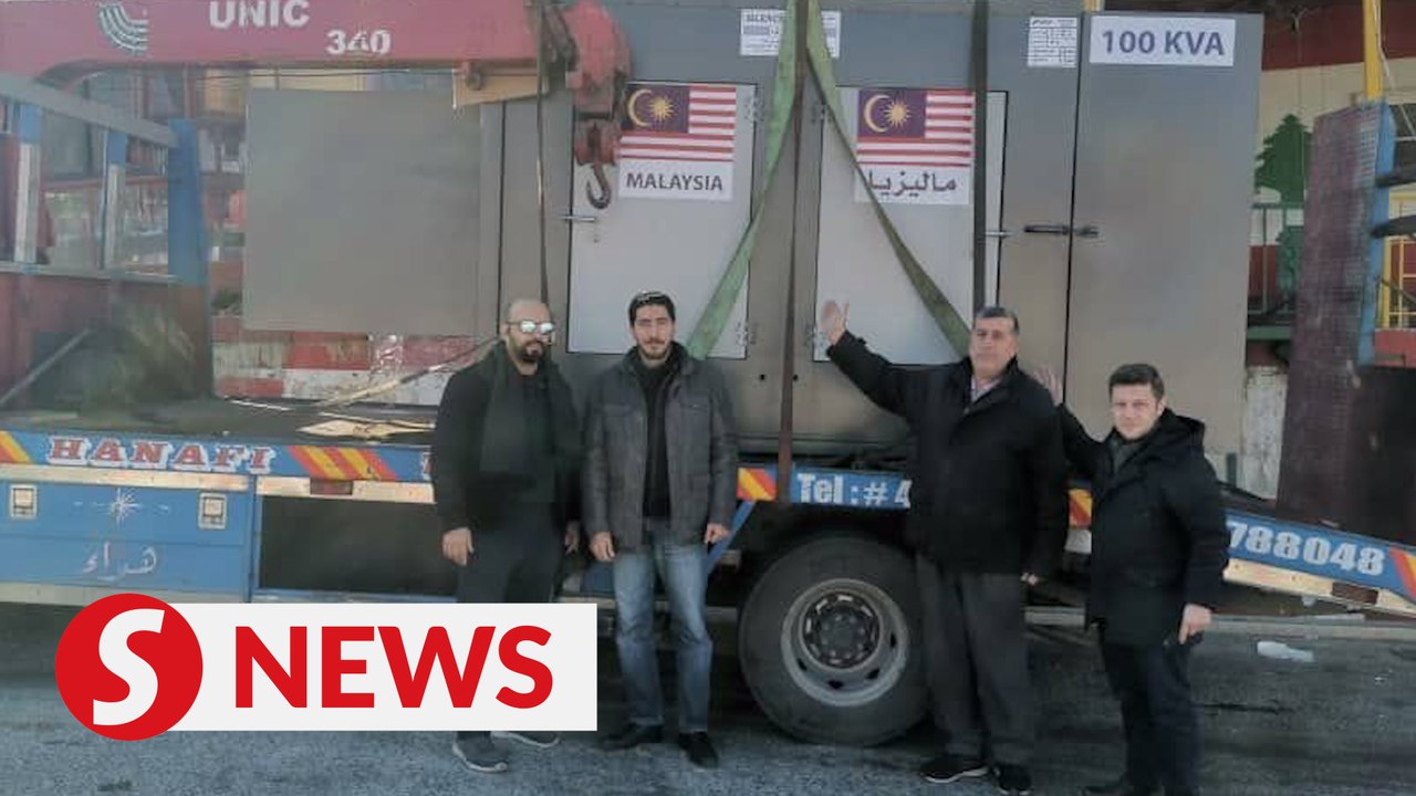 Humanitarian aid from Malaysia arrives in Syria