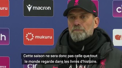 25e j. - Klopp : “Cette saison ne sera pas celle qu’on regarde dans les livres d’histoire”