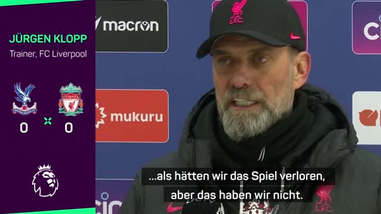 Klopp nach Unentschieden: 'Wir machen weiter'