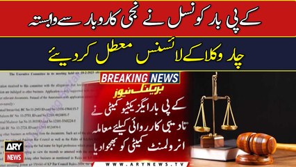 KP Bar cancels licences of four lawyers associated with private business