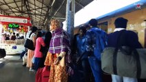 Train Arrives at Bhopal Junction Railway Station