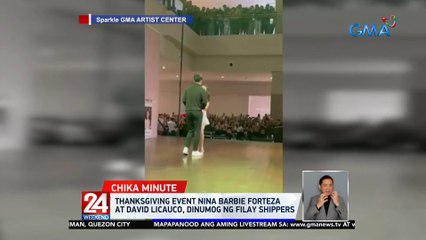 Thanksgiving event nina Barbie Forteza at David Licauco, dinumog ng FiLay Shippers | 24 Oras Weekend