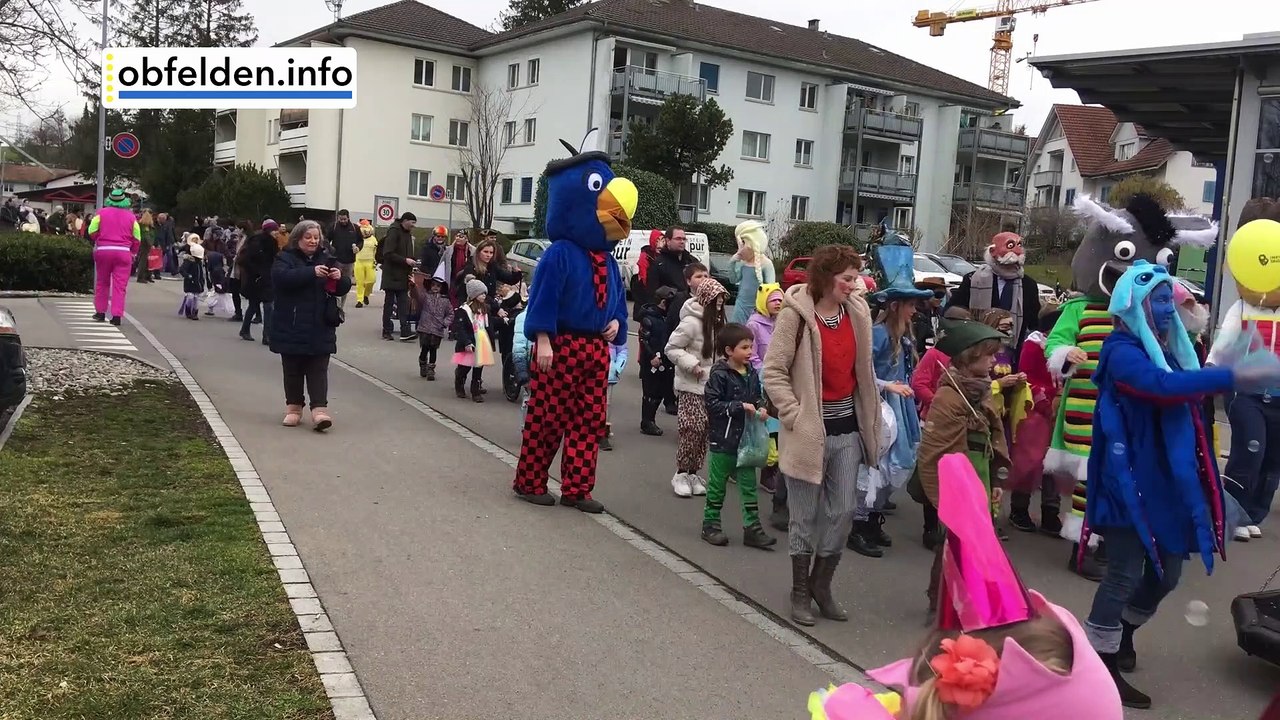 Kinder-Fasnachtsumzug Obfelden