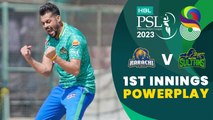 1st Innings Powerplay | Karachi Kings vs Multan Sultans | Match 14 | HBL PSL 8 | MI2T