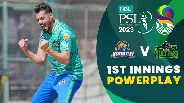 1st Innings Powerplay | Karachi Kings vs Multan Sultans | Match 14 | HBL PSL 8 | MI2T