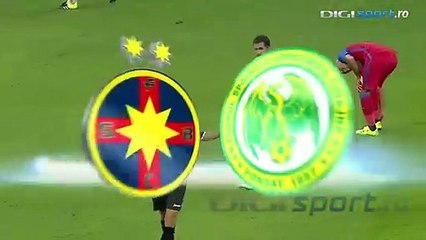 Funny Alin Tosca showed Yellow Card to Marian Constantinescu _~FCSB vs. Chiajna~