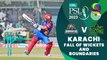 Let's Recap Karachi Kings Fall of Wickets And Boundaries | Match 14 | HBL PSL 8 | MI2T