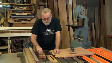 Woodworking - Arts & Crafts Style Greene & Greene Details - Breadboard Ends and Splines