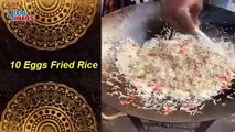 How to Make Eggs Fried Rice Recipe Easily | 10 Eggs fried rice recipe