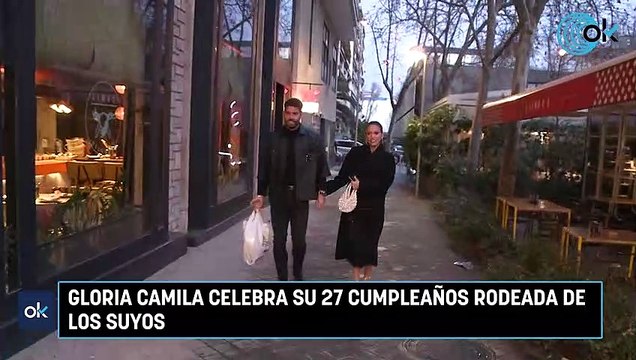 Gloria Camila celebra su 27 cumpleaños rodeada de los suyos