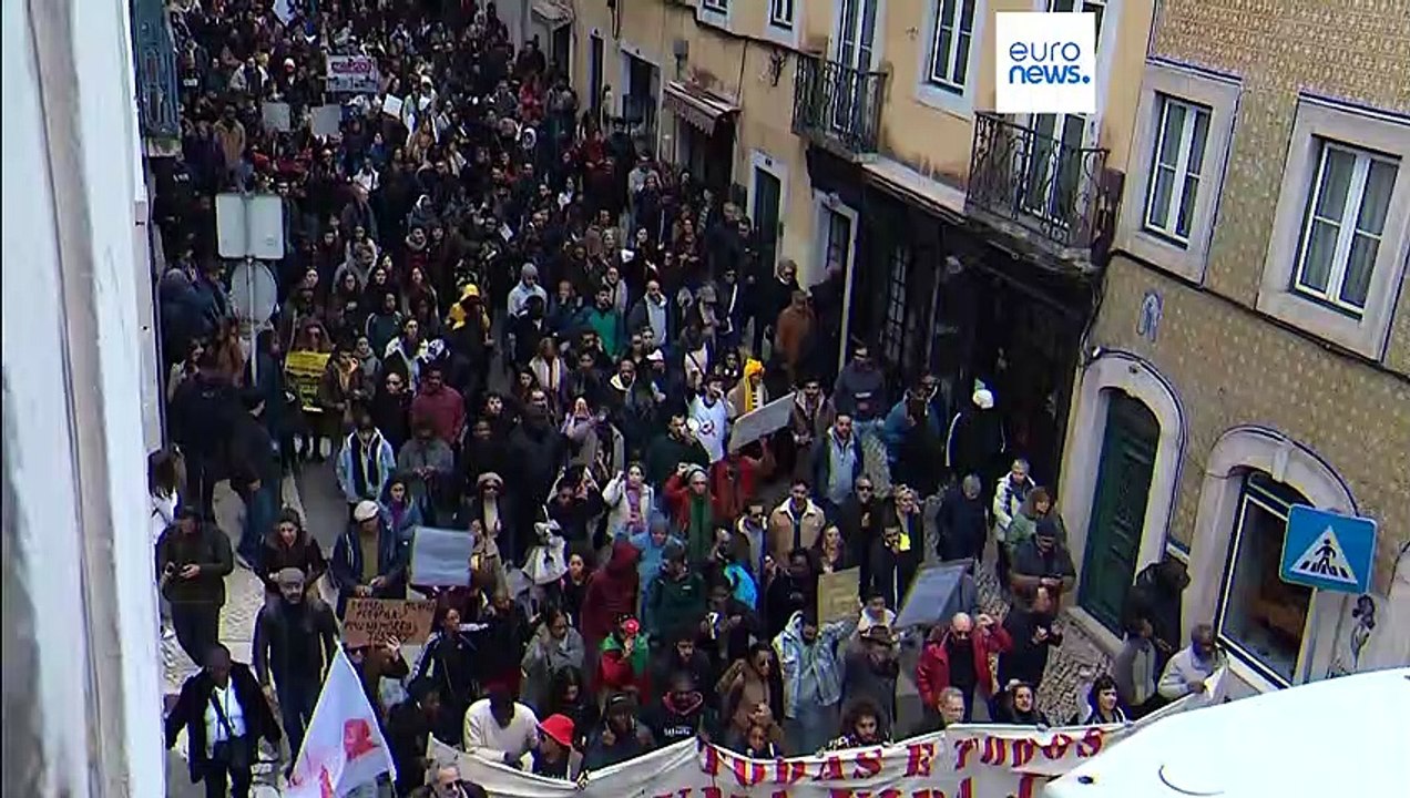 Inflation: Protest in Lissabon